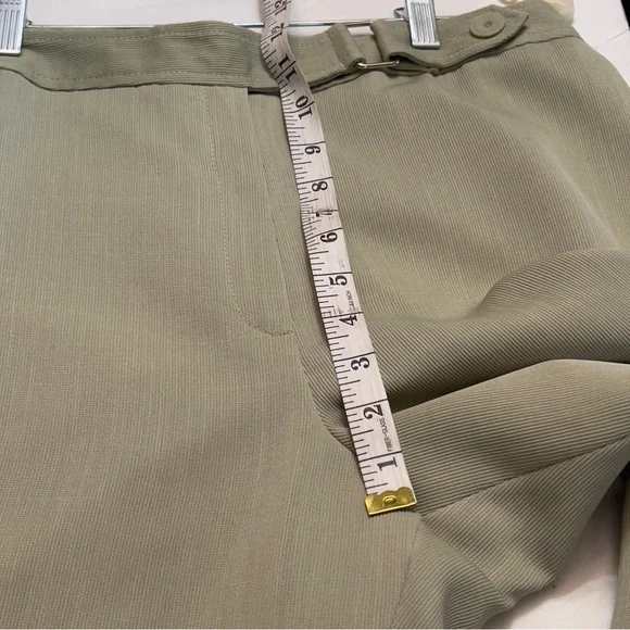 Jones NY Light Sage Green Blazer PantSuit 2Pc Set Sz 12 NWT High Waist Loose Fit - Picture 13 of 16